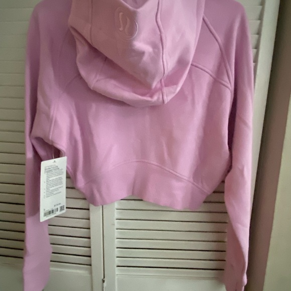 New Lululemon scuba Full Zip Cropped hoodie size 8 - Picture 2 of 5